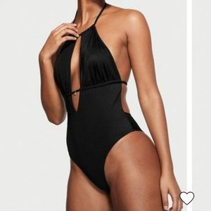 Victoria’s Secret Ice Queen High Neck One Piece Swimsuit NWT
